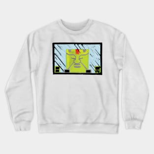 Bay Movie Ratchet Windscreen Sticker Face Crewneck Sweatshirt